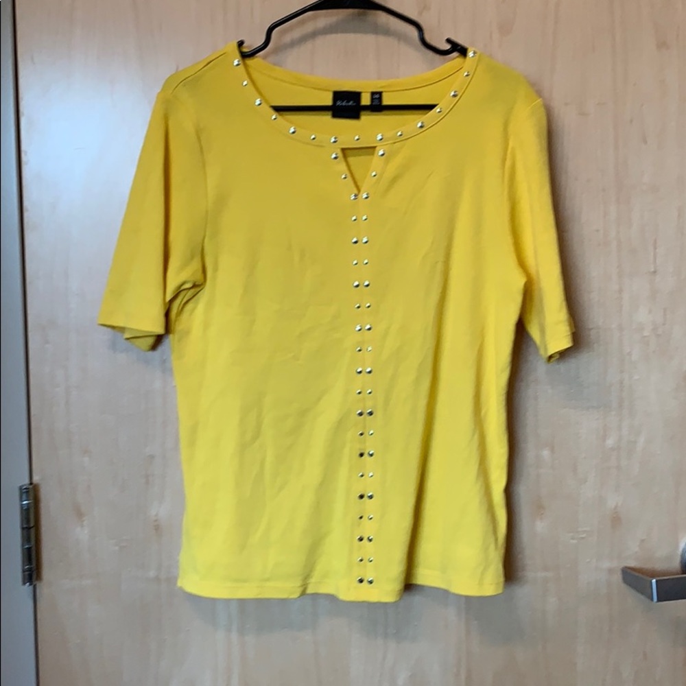 Yellow dress shirt